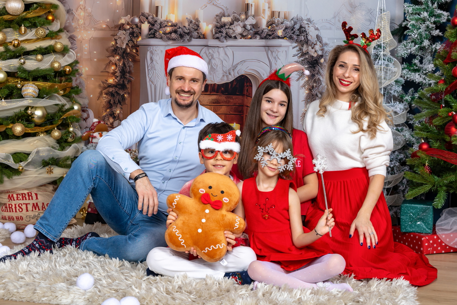 poze de craciun familie